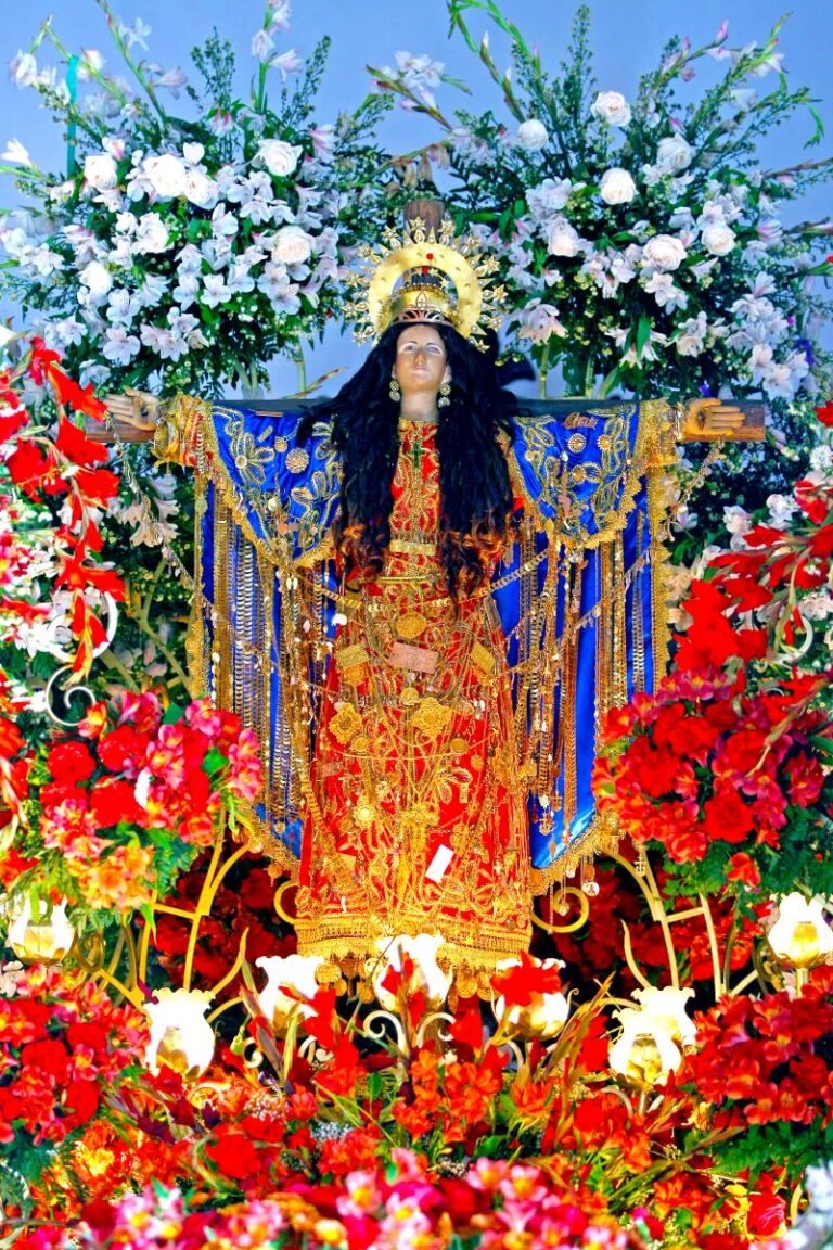 Imagen de santa Librada, patrona de las Tablas.