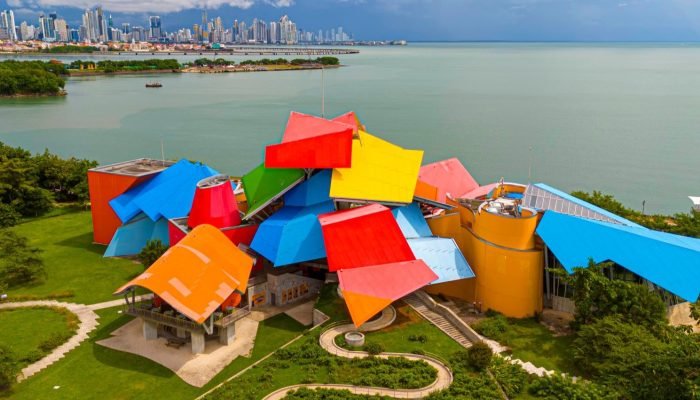 Vista aérea del Biomuseo