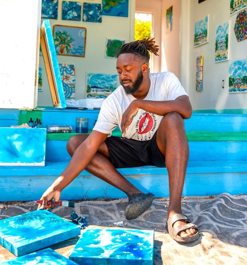 Emmanuel, pintor de Bahamas