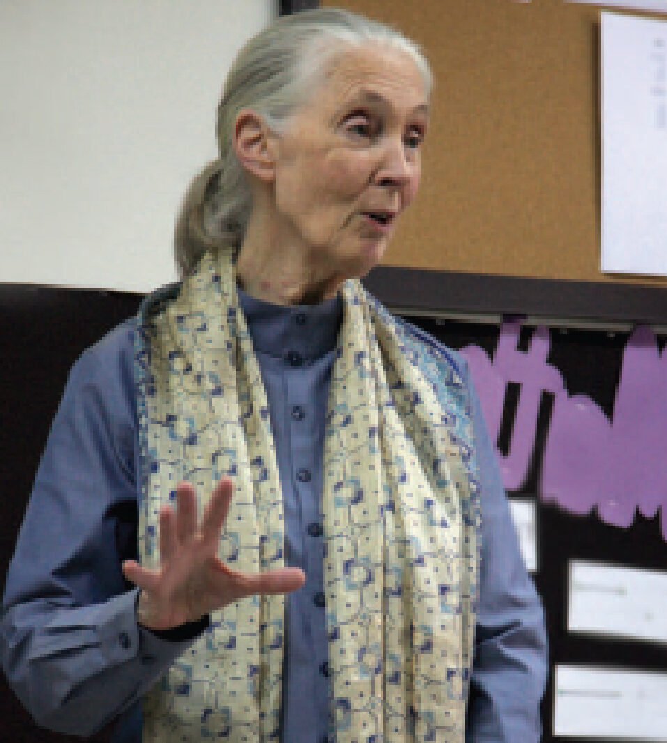 Jane Goodall en conferencia