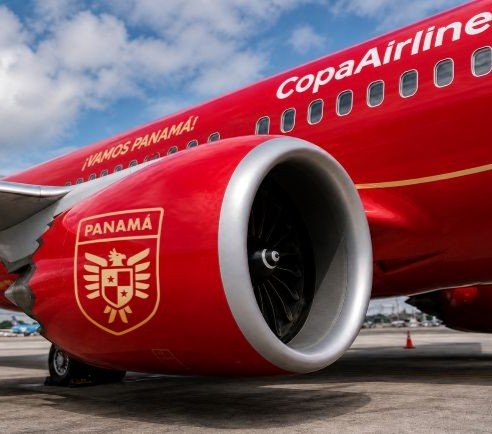Boing 737 de Copa para la selección de Panamá