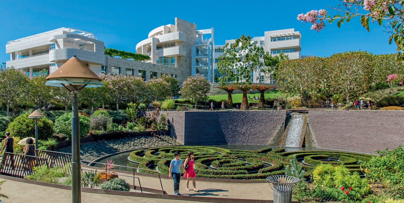 Vista exterior de El Getty, California