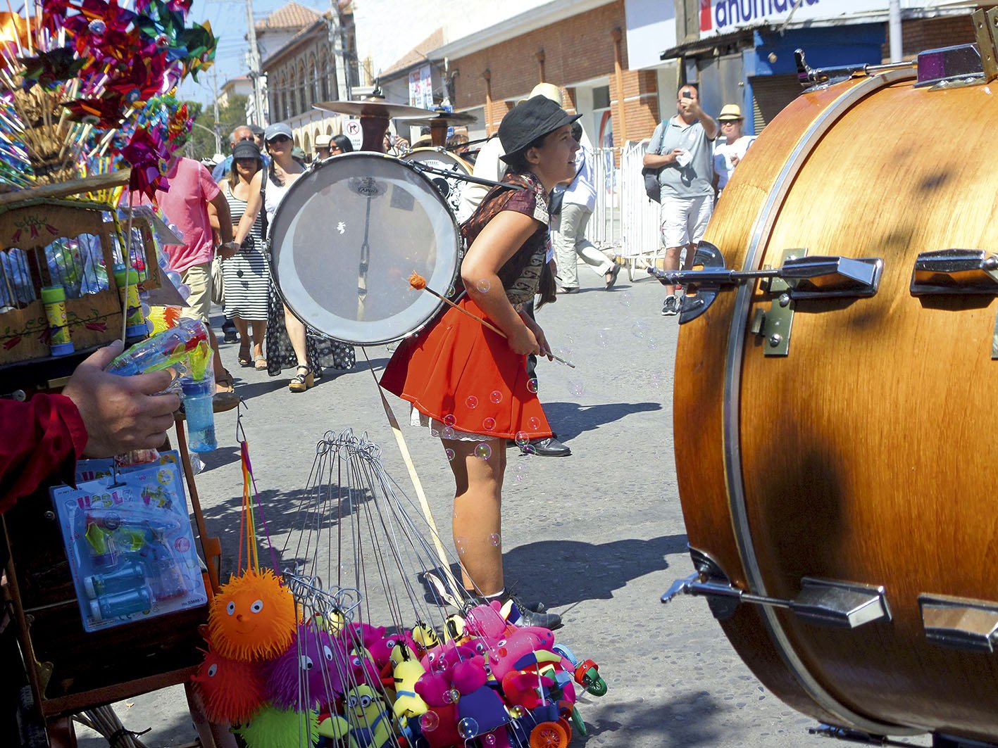 Desfile de tambores
