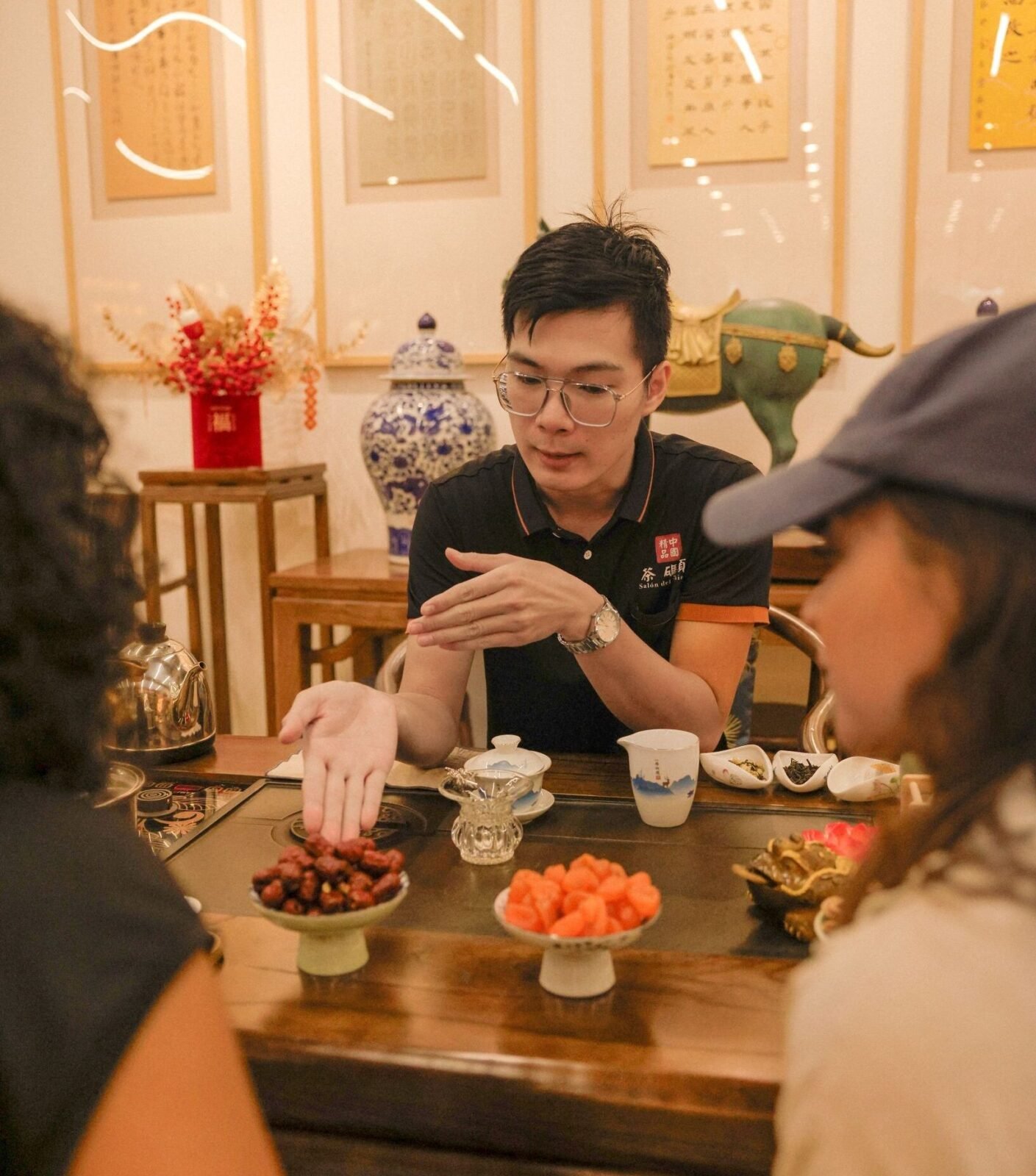 Ceremonia del té en Salón del Té Chino