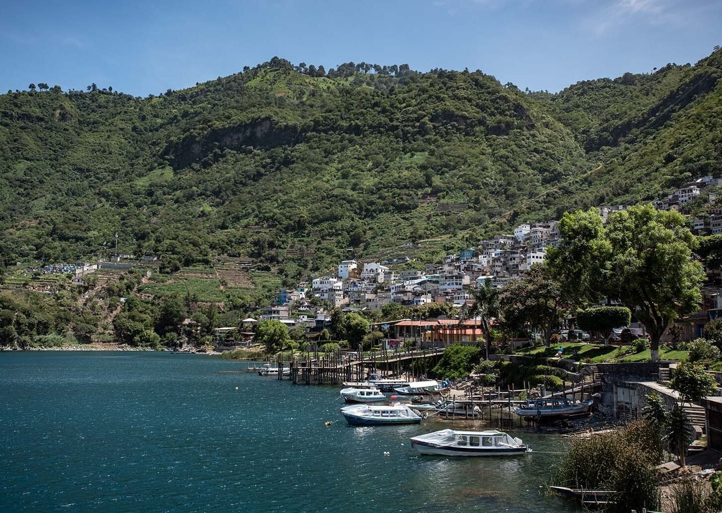 Lake atitlan in guatemala