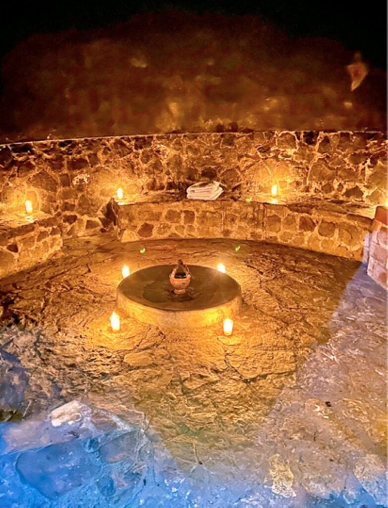 Interiors of the temple