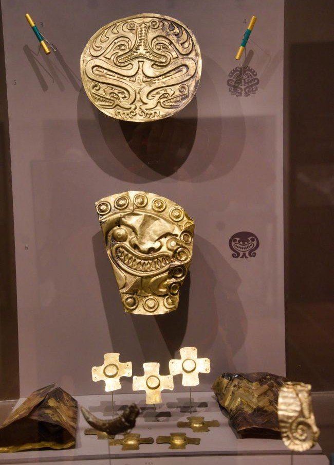 Objetos arqueológicos encontrados